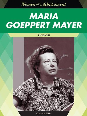 cover image of Maria Goeppert Mayer